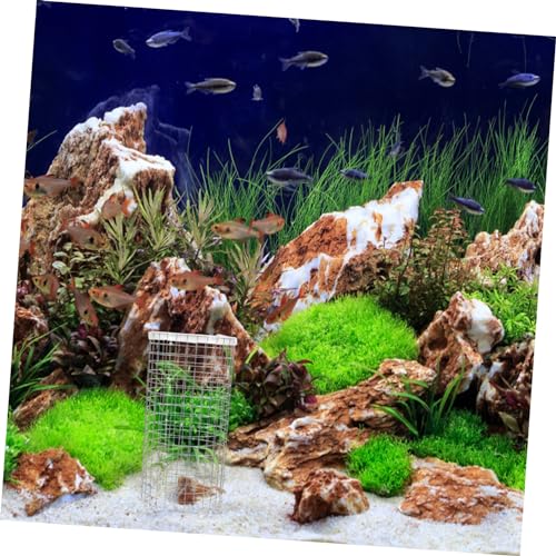 Fish Tank Spawning Cone Grid Iron Isolation Net for Breeding Angelfish Discus Fry Hatching Protective Aquarium Ornament Rust Resistant Mesh
