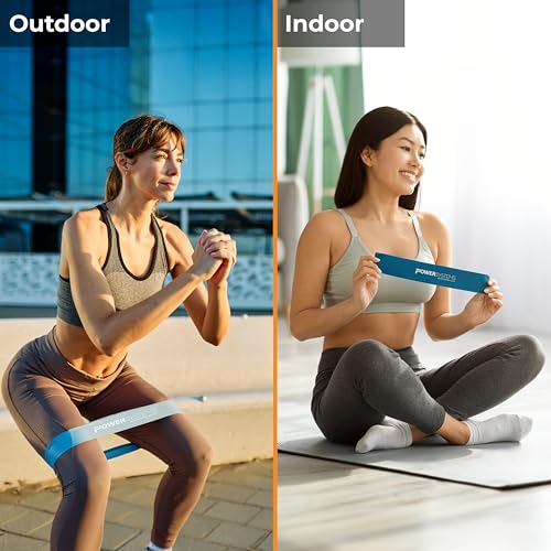 Power Systems Versa Loops Commercial Grade Resistance Bands, Exercise Loop Bands Kit for Working Out, Elastic Bands for Physical Therapy, Strength, and Fitness Training at Home or Gym