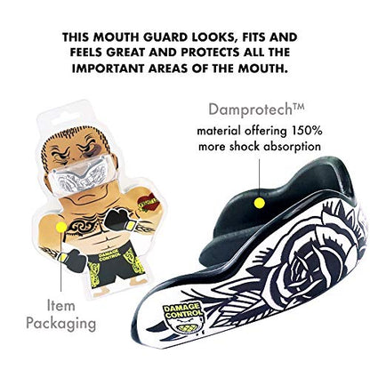 DAMAGE CONTROL High-Impact Sports Mouth Guard – Blackarts 2.0 - color: Blackarts 2.0, size: Women