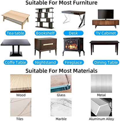 Clear Edge Protector Strip, 0.8in x 9.84FT, Sharp Edge Wrap Cover Tape, Self Adhesive Corner Protective Bumper Guards for Cabinet Door Desk Glass Table Furniture, Kitchen Countertop, Waterproof - size: 1 Pack x 0.8in x 9.84FT
