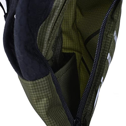 AONIJIE Running Water Bottle Handheld Hydration Pack with 500ml Soft Flask - color: Olive Green