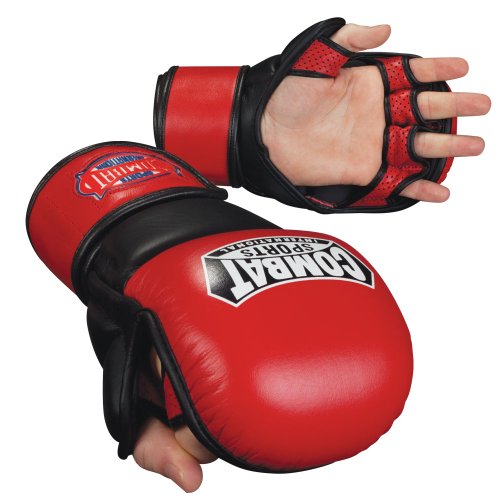 Combat Sports MMA Safety Sparring Gloves - color: White / Black, size: Standard