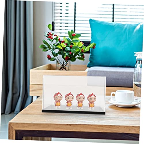 POPETPOP Glove Display Box Acrylic Storage Box for Boxing Gloves Artwork Display Rack