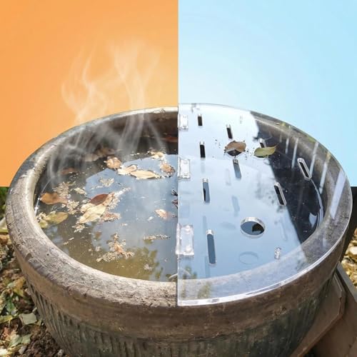 Acrylic Fish Tank Lid Cover with Hole, Flip-Top Aquarium Hood for Fish, Reptiles, Turtles - Durable, Lightweight, Easy Access, Perfect for Home & Office Use - size: 45cm