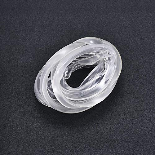 uxcell Trim Seal, PVC U-Seal Channel Edge Protector Sheet, Fits 3-5mm Edge 1Meter/3.28Ft Length, 0.28" Height Transparent