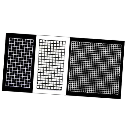 Aquarium Isolation Panel Lattice Plate Transparent Sections with Random Color Suction Cups Easy to Install Dividers for Fish Tank Breeding and Separation