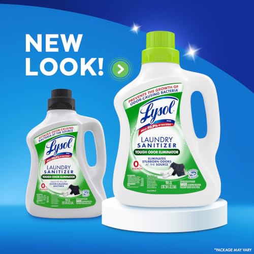 Lysol Laundry Sanitizer, Detergent Additive, Tough Odor Eliminator, 90oz