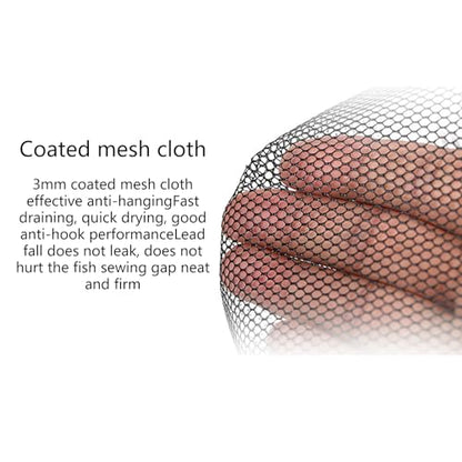 Dip Net Head Folding Fishing Outdoor Landing Net Replacement Triangular Fly Fishing Hand