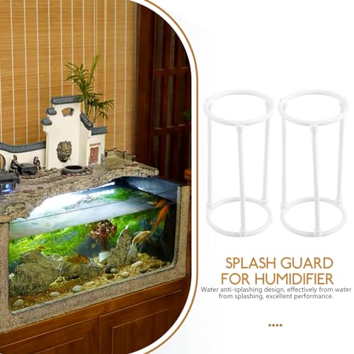 Uonlytech 8pcs Portable Splash Guards for Humidifier -Splash Design for Rockery Fish Tank Use Easy Installation Meets Various Needs