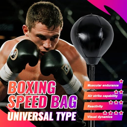 Boxing Speed Ball Universal 8mm Screw （Black）