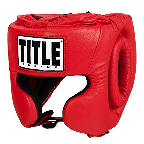 Title USA Boxing Masters Competition Headgear - Headgear, Boxing Competition Headgear, Boxing Protective Gear, Sparring Headgear, Boxing Headgear, Martial Arts Headgear, USA Boxing Approved Headgear - color: Red, size: X-Large