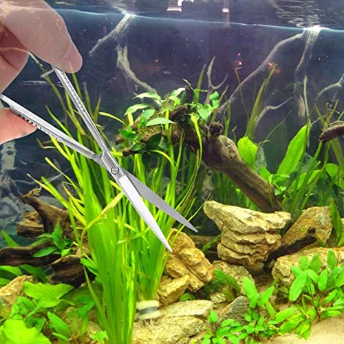 Balacoo Aquarium Scissor Stainless Steel Spring Scissor for Aquarium Fish Tank