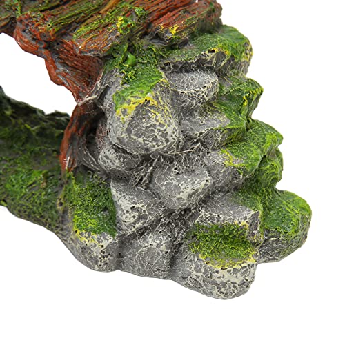 Fish Tank Arch Bridge, Space Saving Resin Decoration for Underwater Aquarium Environment