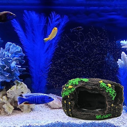 Fishtanks Resin Decoration Aquariums WineBarrel House Landscaping Decorations Cave Shelter Ornament Fish Tanks Decorations Aquariums Hideouts Fish Tanks Caves - size: Small