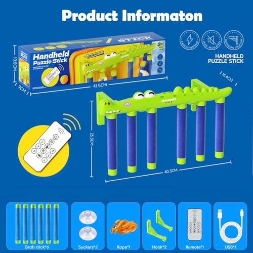 Reflex Drop Sticks Challenge Game Hand Eye Coordination Training Toy