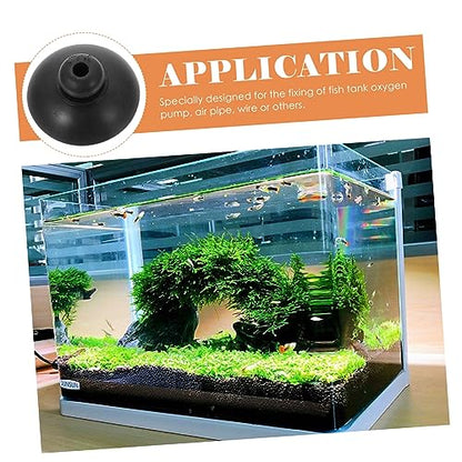 UKCOCO 20pcs Strong Suction Cups for Aquarium Oxygen Pump Durable Holders for Fish Tank Accessories Easy to Install Wire Fixing Suckers for Surfaces