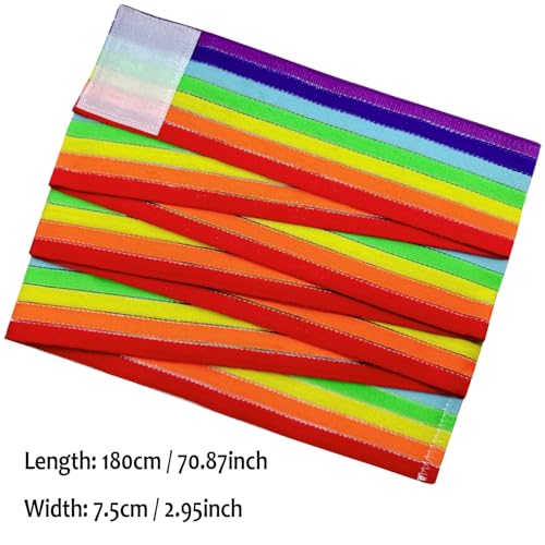 Cold Pack Strap, Elastic Belt to Wrap Cold Pack, Ice Pack Extender Strap, Add Length to Most Ice Pack, Multifunctional (Multicolor) - color: Multicolor