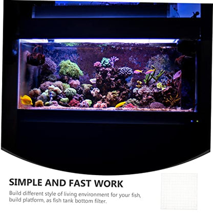 Kisangel 6pcs Fish Tank Divider Aquarium Board Fish Divider for Breeding Easy to Install Versatile Separator - size: 30X30cm
