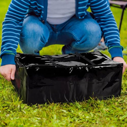 Inflatable Fishing Float Tube Storage Bag Carrying Foldable Carrying Fishing Tube Bag Organizer for Angling Outdoor Recreation Camping Boating River Transport Carry Storage