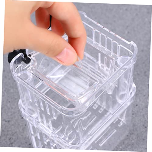 NOLITOY Aquarium Fish Box Fish Hatchery Incubator Double Design Optimal Water and Space-Saving