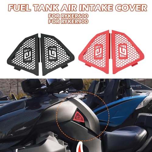 Side Tank Cover FUEL TANK INSERTS Competible With Ryker 600 900 Ace Rally Sport Ryker900 (black)
