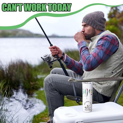 Skylety Father's Day Fishing Gifts Men Fishing Lures Insulated Tumbler Double Walled 20oz Stainless Steel Travel Cup Cold Hot Fisherman Coffee Mug Tumbler for Men Dad Gifts