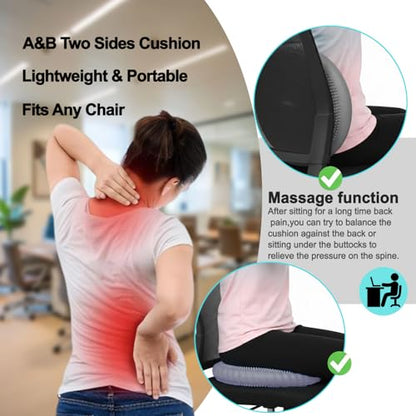 Wobble Cushion Core Balance Disc, Wiggle Seat with Inflation Pump - color: 1Grey