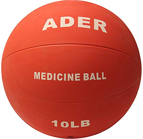 Ader Rubber Medicine Ball 2,4,6,8,10,12,15,18,20,25LB - color: 10LB
