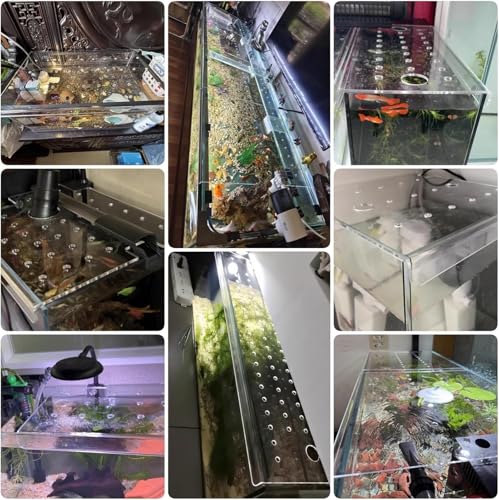 Aquarium Anti-Jump Cover， Frameless Cat Proof Terrarium Hood 8 12 14 16 18 20 inch Customizable(L70xW30cm(27.6x11.8in)) - size: L70xW30cm(27.6x11.8in)