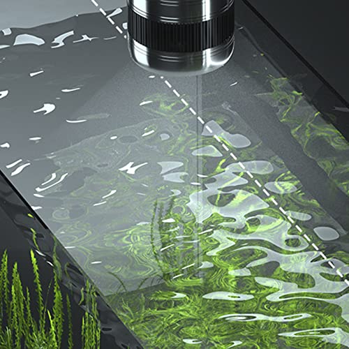 Fish Tank Light Bracket, COB Aluminium Alloy Brushed Finish Adjustable Durable Drop Light Bracket for Aquarium Lighting of Fish Plants Etc. (Silver) - color: Silver