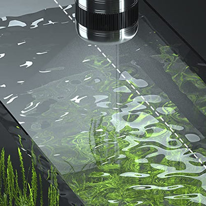 Fish Tank Light Bracket, COB Aluminium Alloy Brushed Finish Adjustable Durable Drop Light Bracket for Aquarium Lighting of Fish Plants Etc. (Silver) - color: Silver