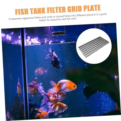 DECHOUS 6Pcs Fish Tank Divider Grid Plate Aquarium Bottom Resistant Easy to Install for Aquascaping and Betta Fish Tanks