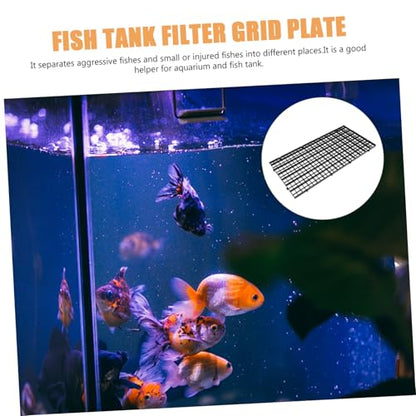 DECHOUS 6Pcs Fish Tank Divider Grid Plate Aquarium Bottom Resistant Easy to Install for Aquascaping and Betta Fish Tanks