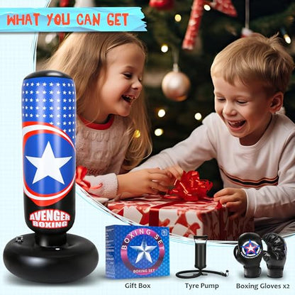 Punching Bag for Kids, All Star 66 Inch Kids Punching Bag with Gloves for Karate, Taekwondo, MMA