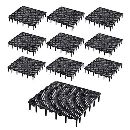 10 Pcs Aquarium Filter Bottom Tray Grid Aquarium Fish Tank Divider Premium Aquarium Filter Plate for Tank Bottom - Efficient Sand Gravel Board