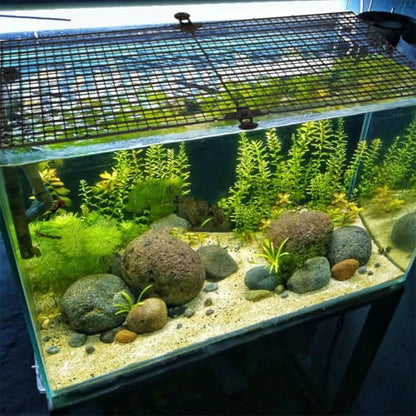 SUPVOX 4sets Aquarium Separator Divider Plastic Grid Isolation Panels for Fish Tanks Pet Cages Fish Escape Prevention Clamps Included