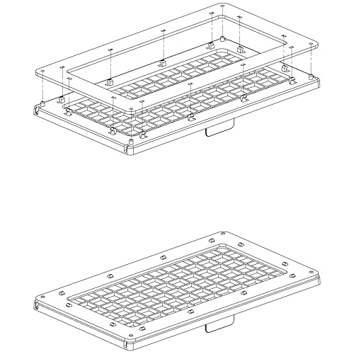 Innovative Marine Flip Feed Hinged Feeding Lid - Use with Mesh Screen Aquarium Lids Only