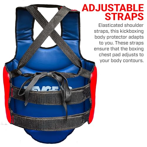 Revgear Muay Thai Reversible Chest Protector, MMA, Kickboxing, Karate - size: X-Small