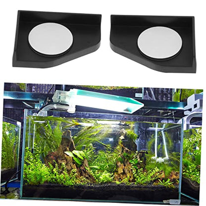 DOITOOL 4pcs Fish Tank -Collision Pads for Aquariums Thickened Protective Corner Protectors Easy Installation for Tabletop and Fish Tank Stability