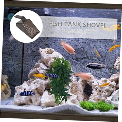 Aquarium Gravel Sand Shovel Fish Tank Scoop Sifter Sturdy Plastic Tool for Cleanup