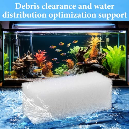 6 Pcs Replacement Foam Filters Compatible with Aqua-Clear 110/500 A623 Aquarium Filter Foam Insert Sponge Pads