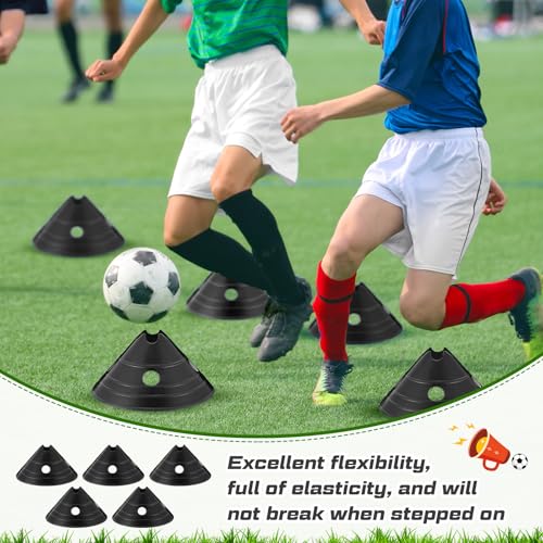 Jumbo Soccer Cones Big Training Disc Cone - color: Black