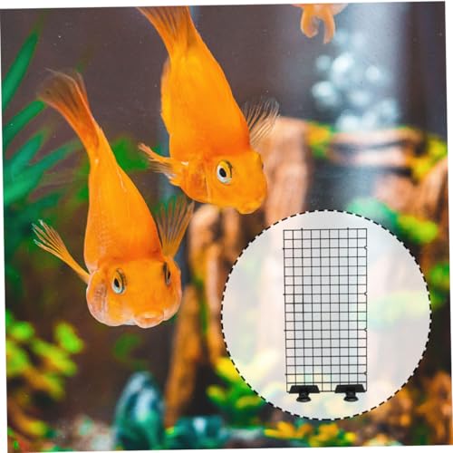 HANABASS 4sets Fish Tank Divider with Clips Aquarium Isolation Board and Bottom Grid Plastic Grate Panel for Easy Separation and Clean Water Management