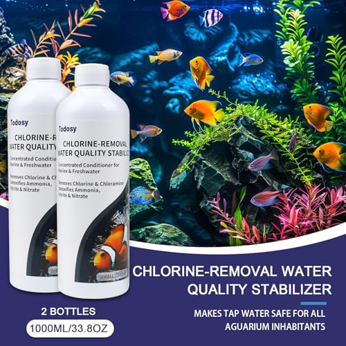 Aquarium Water Regulator and dechlorinator - 33.82 Ounce for Freshwater and Marine Aquariums (1000ML / 33.82OZ) - size: 1000ML / 33.82OZ