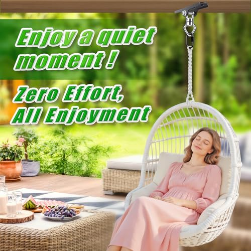 2Pcs 360° Swivel Swing Hanger with Ball Bearing Swing Ceiling Mount Bracket - color: Ball Bearing 360° Swivel Diamond Hook ( 2 Pack )