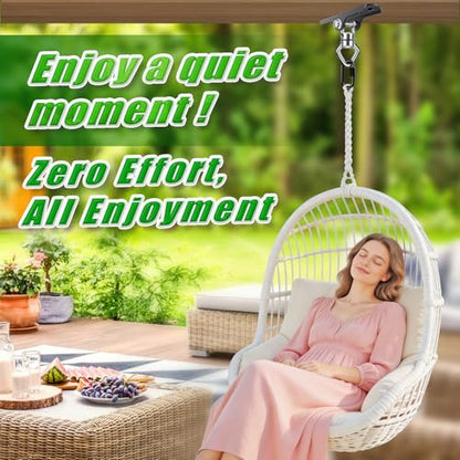 2Pcs 360° Swivel Swing Hanger with Ball Bearing Swing Ceiling Mount Bracket - color: Ball Bearing 360° Swivel Diamond Hook ( 2 Pack )