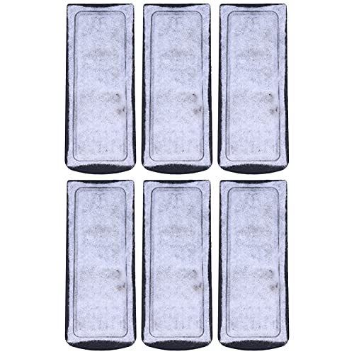 6Pcs Aquarium pend On Filter Cotton , Aquarium Filter Cotton Replacement , Wall?Mounted Filter Accessory Cartridge Carbon Supplies for Fish Tanks , fish filter aquarium 10 gallon cartridge case filte