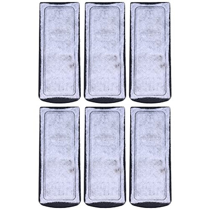 Aquarium Filter Cartridges 6 Pack, Replacement Filter Media for Fish, Compatible with, Power Filters, Activated Carbon Filter Pad for Water