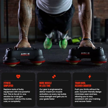 ABLE Multi-Directional Fitness Gliders (Pair)