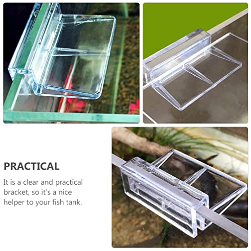 Balacoo Fish Tank Cover Clips 10pcs Acrylic Clips Aquariums Universal Cover Support